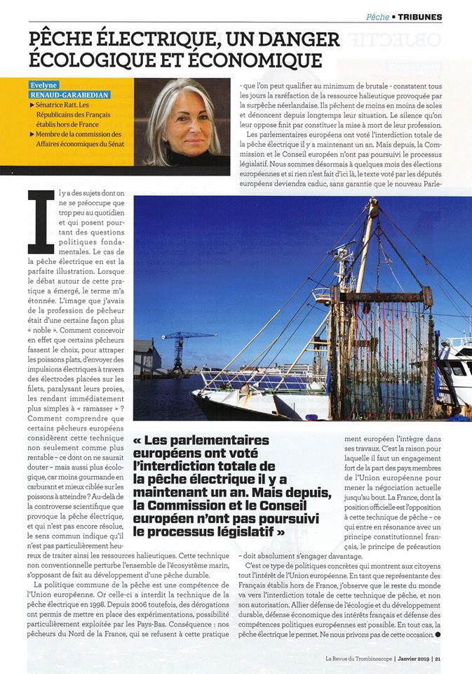 tribune ERG pêche électrique
